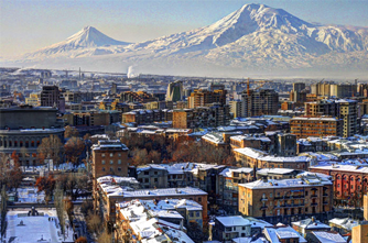 Yerevan in winter