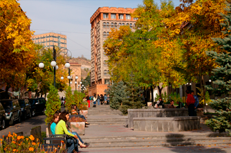 Herbststimmung in Jerewan