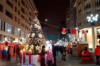 This is Yerevan during holidays