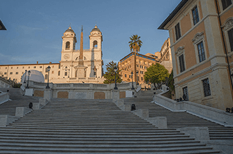 Իսպանական աստիճաններ, Հռոմ