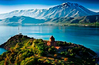 Peninsula on Lake Sevan