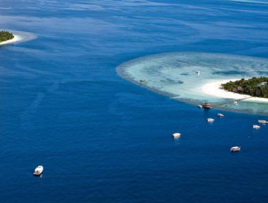 Wabbinafaru Island in the Maldives