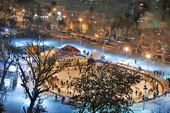 Skating rink in Yerevan