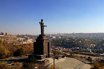 Die Statue „Mutter Armenien“