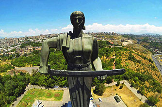 The statue of Mother Armenia