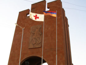 The monument to the heroic battle of Musa Dagh