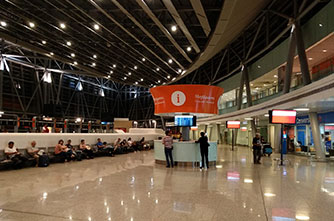 Terminals in “Zvartnots” Airport