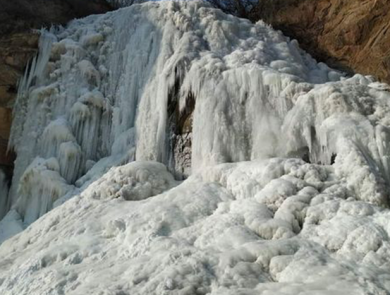 Ледяной водопад Трчкан